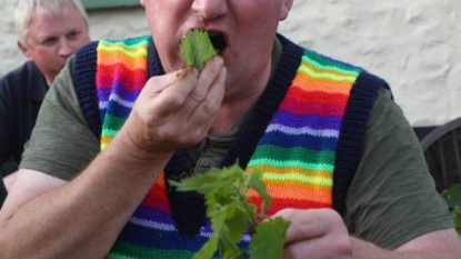 Man won nettle eating championship after eating 80 feet of stinging nettles