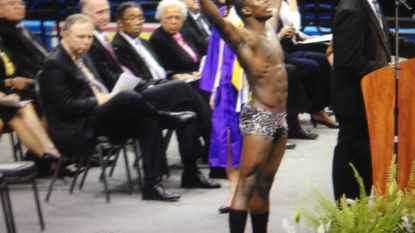 Student who walked out half-naked at his graduation ceremony got denied from diploma