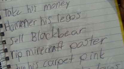 Little girl’s sinister list about her brother will definatly scare you