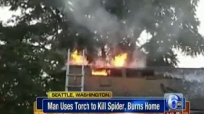 Man blazed his home in attempt of killing a spider with spray paint and lighter