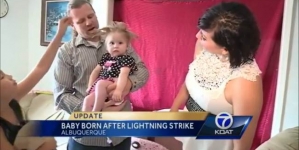 Newborn who survived after her mother got struck by lightning is still fighting to live normal