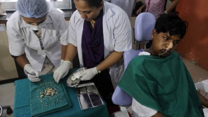 Surgeons removed 232 teeth from a seventeen year old teen