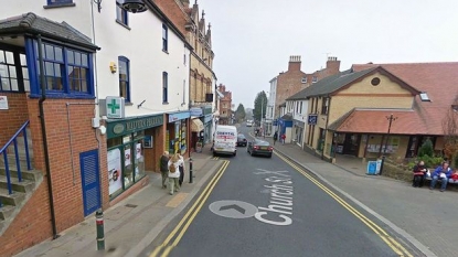 A man was found inside a cupboard of restaurant wearing only tablecloth