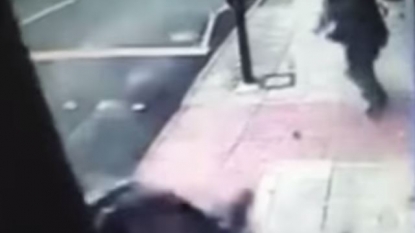 A woman miraculously escaped from a dangerous car crash