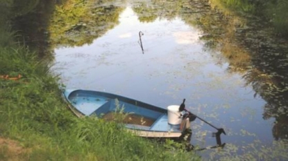 School boy dropped his iPhone into pond, and then drained the whole pond to recover it