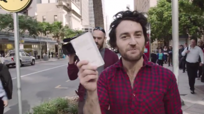 And this man bought the world’s first iPhone 6 and dropped it into beer