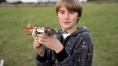 Teen’s dead pet rat turned into an amazing ‘flying drone’