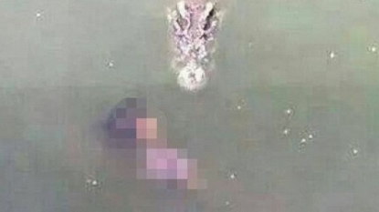 Woman committed suicide after jumping into the pool full of crocodiles