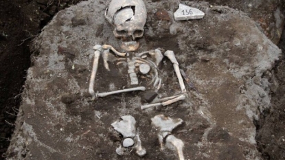 A real vampire skeleton has been found in Bulgaria