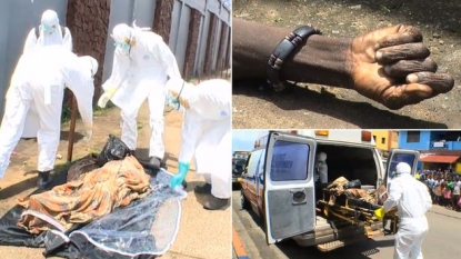 Moment when a dead victim of Ebola found alive at his funeral