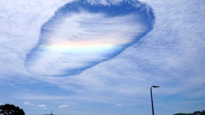 A glittering cloud had appeared over sky in Australia