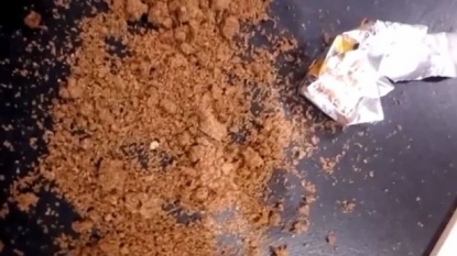 Couple left shocked after they spotted live maggots inside the OXO Cubes