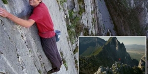 Daredevil became the first person to climb the 2,500ft sheer rock face without any safety