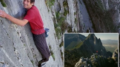 Daredevil became the first person to climb the 2,500ft sheer rock face without any safety