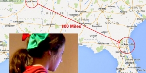 Girl age 11 went on a 800 mile trip alone to meet the boy whom she met years ago