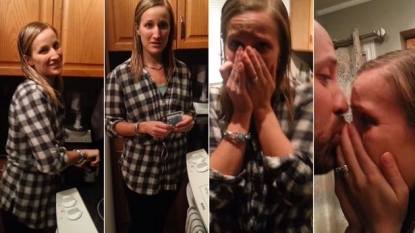 Priceless reaction of the wife whose husband planned surprise trip on their anniversary