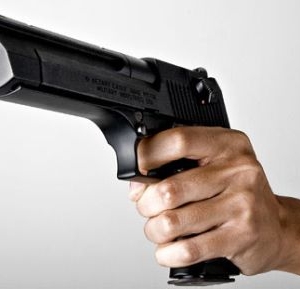 Woman tries to rob a bank using a TOY GUN