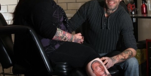 Wrestler ‘The Rock’ liked the tattoo of him inked at the leg of a woman