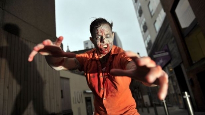 Man quitted finance job to become full time professional zombie