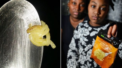 Mother left terrified after finding MAGGOT in noodles