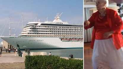 Widow of 86 lives on cruise ship after her husband told her to never leave cruising