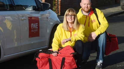 Woman started delivery services which aims to deliver food from several well-known takeaways