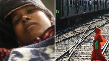 The newborn fell on train track after the mother gave birth in toilet