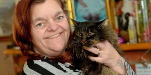 Cat returned home after eight years to die