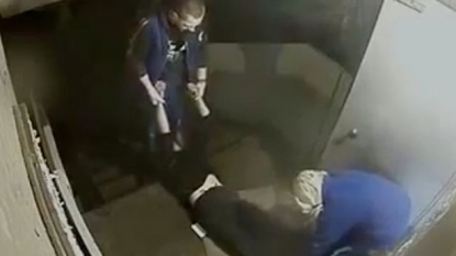 Shocking footage showing an ambulance crew beating an unconscious patient