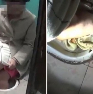 Woman stuck in toilet, freed using a spoon only