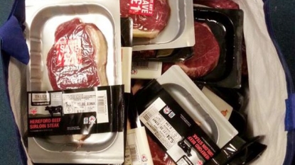 Three arrested for stealing fresh expensive meat