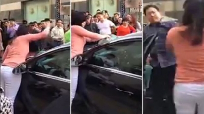 Wife smashed cheating husband’s car with her own bare hands