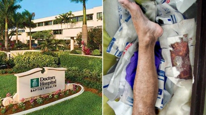 Patient planning to sue the hospital who threw his severed leg in rubbish