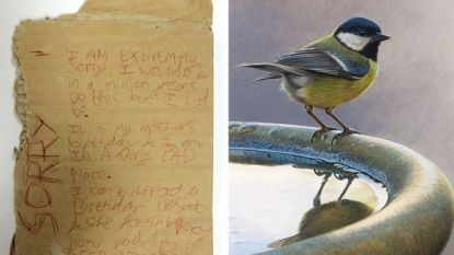 Thief left an apology letter for the owner after stealing ‘bird bath’