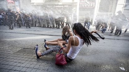 BBC News: Turkey police fire rubber pellets at gay pride rally