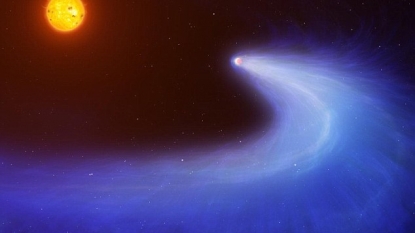 Eccentric exoplanet with comet-like tail transfixes scientists