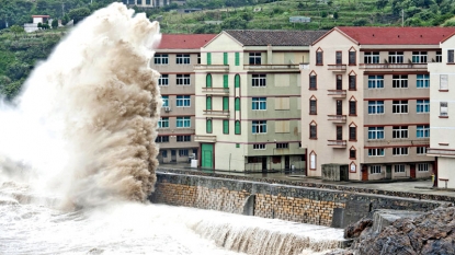 A million evacuated as typhoon hits China