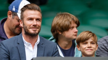 David Beckham takes centre stage on Centre Court as he manages to