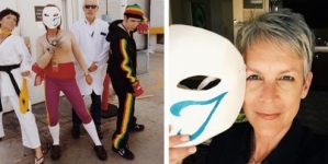 Jamie Lee Curtis Dresses Up As Vega From Street Fighter