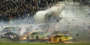 Austin Dillon crash at Sprint Cup Series race