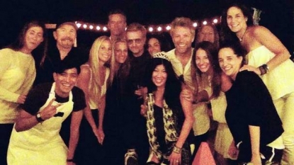 Who needs strippers? U2 and Jon Bon Jovi crash girl’s hen party