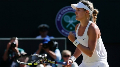 Bouchard, Halep lose Wimbledon openers; Federer, Nadal win