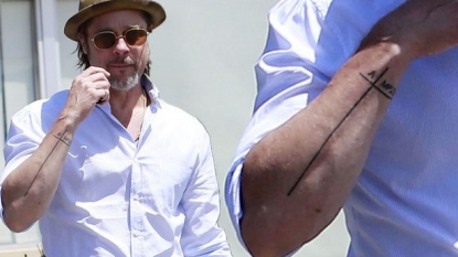 Brad Pitt Gets Tattoo in Honor of Angelina Jolie, Six Kids