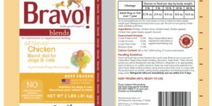 Bravo, Nature’s Variety pet foods recalled for salmonella contam