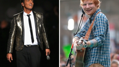 Bruno Mars jokingly taunts Ed Sheeran on Twitter after Video Music Award