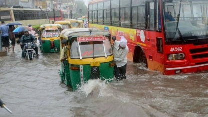 Heavy rains in Gujarat; cyclone alert on WhatsApp message