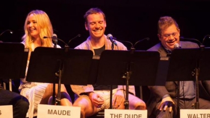 Jennifer Lawrence and Michael Fassbender do The Big Lebowski live read