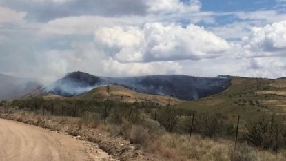 Cyclist had to poop, starts wildfire