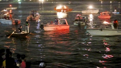 Deadly collision on Nile between Egyptian cargo boat and ferry