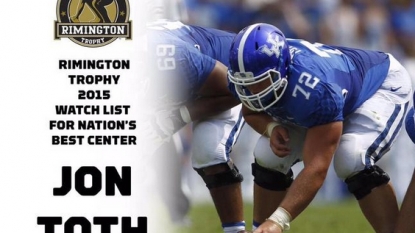 Ex- Roxbury standout Angelo Mangiro named to Rimington Trophy